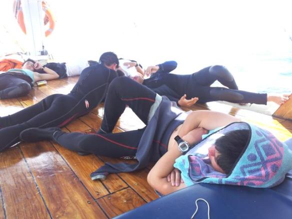 Kecapekan setelah diving