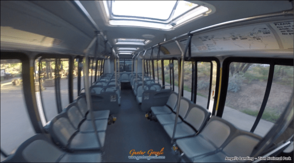 Interior Shuttle Bus
